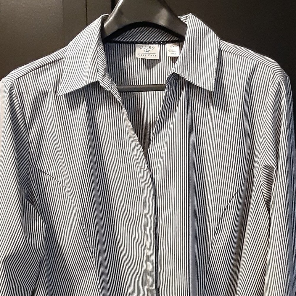 RIDERS BY LEE Women's Button-Down Size XXL